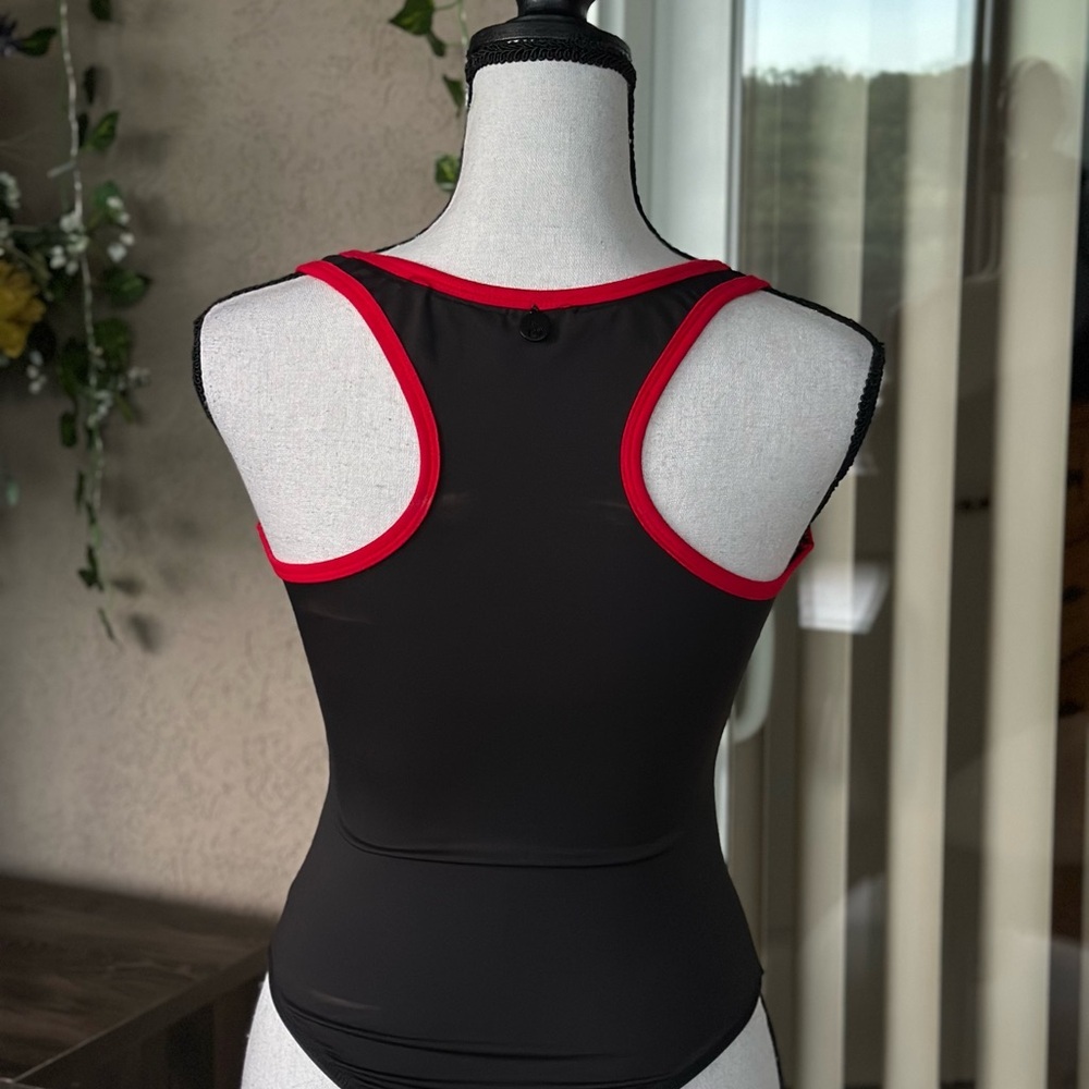 Ryderwear Black Bodysuit with Red Trim - Picture 8 of 8
